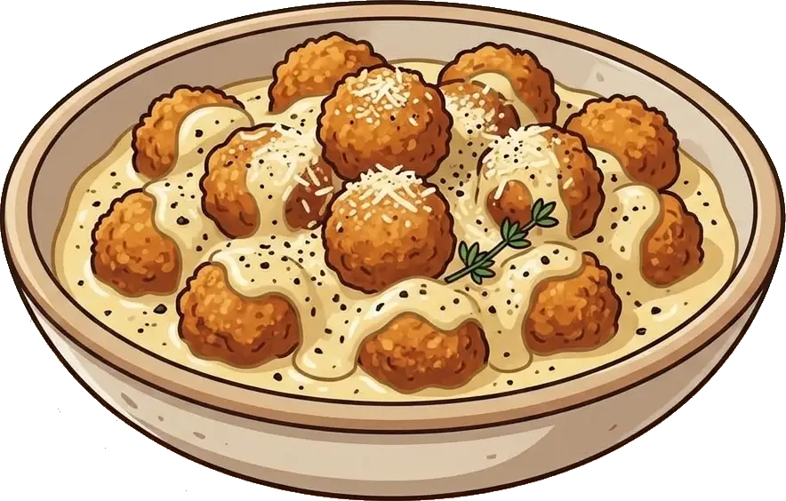 Polpette Cacio e Pepe